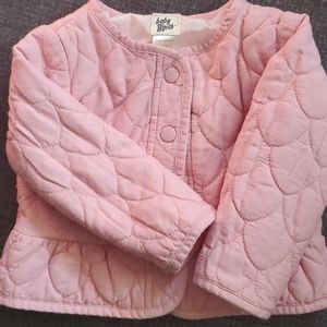 Girl's Oshkosh Quilted Peplum Jacket
